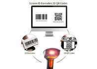 Übergeben Sie freien QR Code-Leser, Barcode-Scanner CMOS-Supermarkt-1D 2D