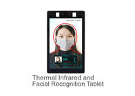 8&quot; FCC LCD-Bildschirm-Gesichtsanerkennungs-Thermometer-Temperatur-Entdeckung CER-ROHS anerkannt