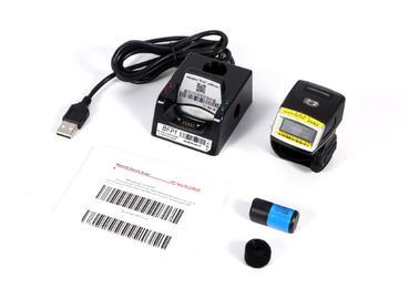 Minifinger-Barcode-Scanner, tragbarer Barcode-Leser Bluetooth drahtlos
