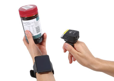 Minifinger-Barcode-Scanner, tragbarer Barcode-Leser Bluetooth drahtlos