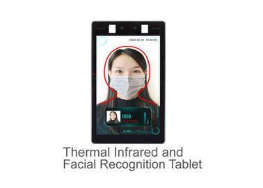 Thermische Infrarotgesichtserkennungs-Thermometer-Tablet-Netz-Kamera 8 Zoll-LCD-Bildschirm