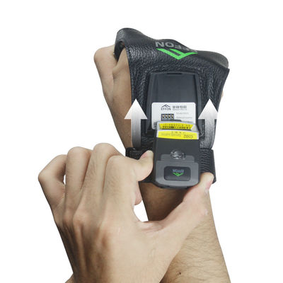 Finger-Triggerqr code-Barcode-Leser Ring Wearable Android Scanner GS02 IP65 portierbarer Bluetooth