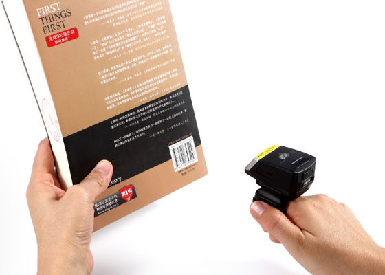2D BT Barcode-Scanner echter Hersteller EF02 CMOS QR PDF417 Finger-Ring Wearable Minis