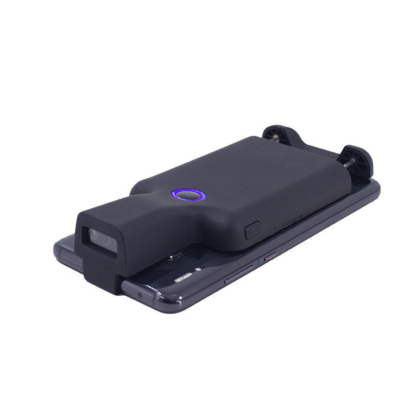 2D hintere Clip-Bluetooth-Barcode-Scanner-Arbeit mit Telefon, tragbarer Barcode-Leser mit Bluetooth-Funktion 1D 2D QR